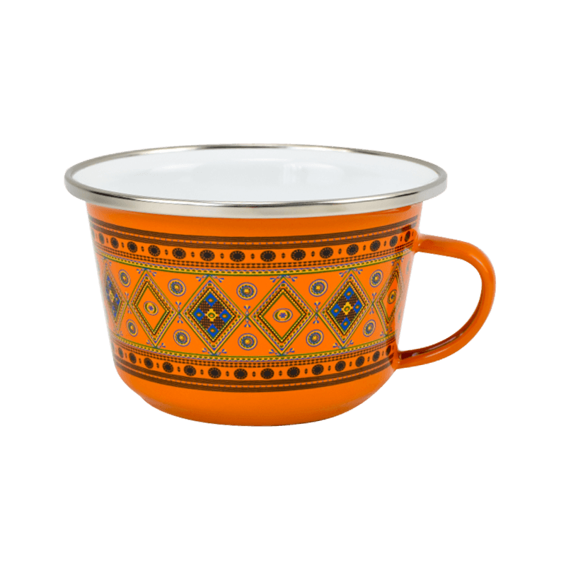 305d immaculatam ferro circum Rim Casting enamel Mug