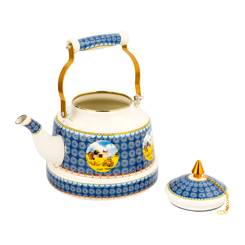 TK505 enamel Bell-disposito Tea Kettle