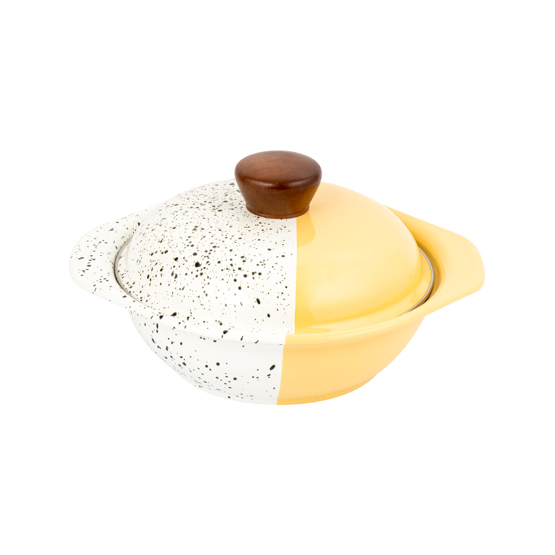 Enamel V informibus ollam