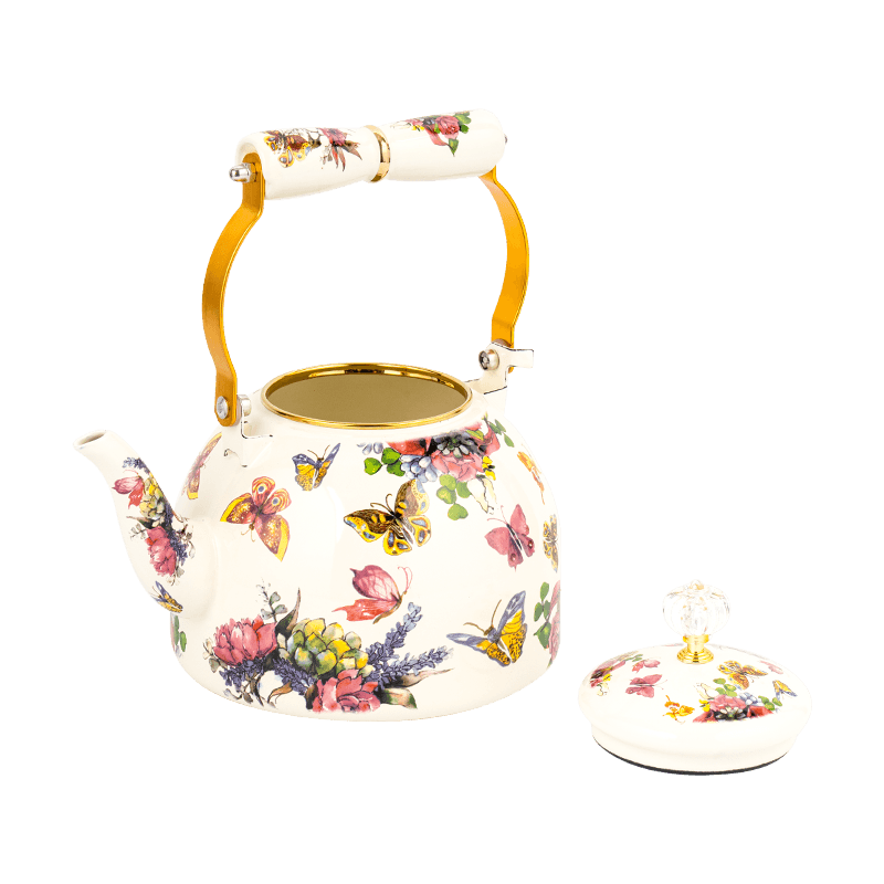 TK509 enamel tea kettle in inductione libero