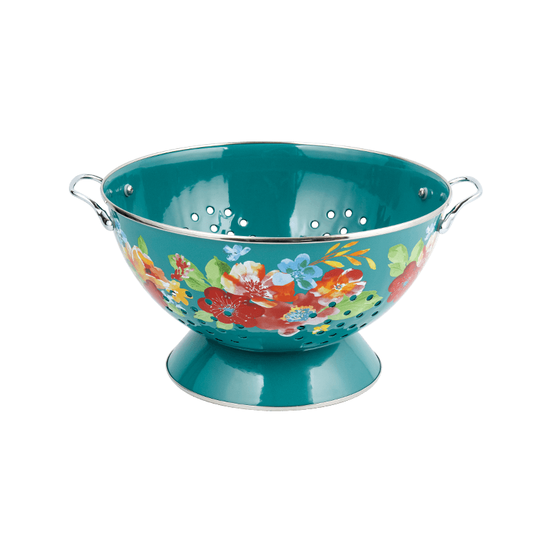 Vintage enamel fructum canistro