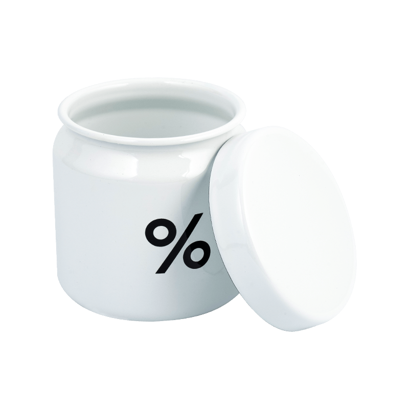 Enamel capulus hydria