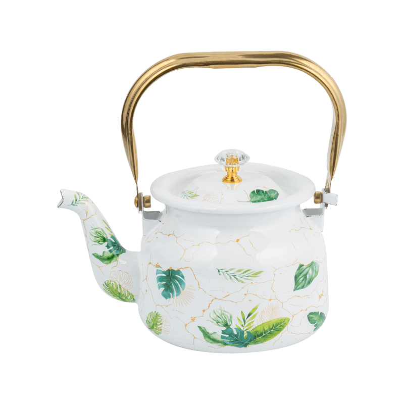 TK112 facilis mundus enamel tea olla