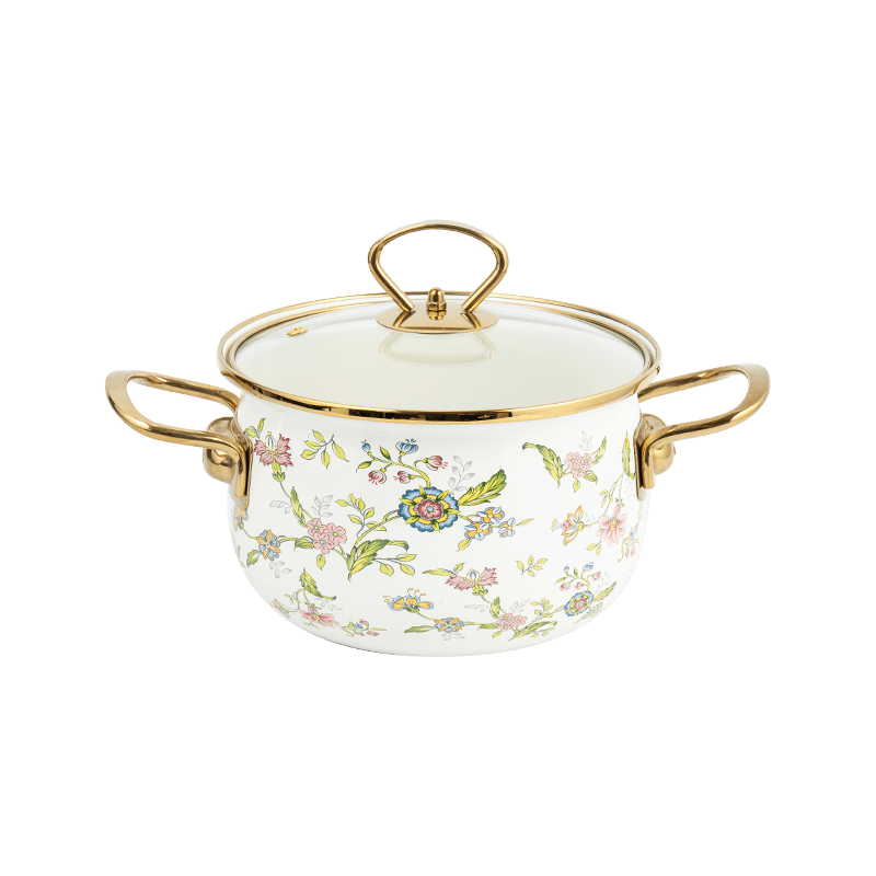 806d-V Aliquam Steel circum ora Stockpot FREBREPOT ENAMEL ollam