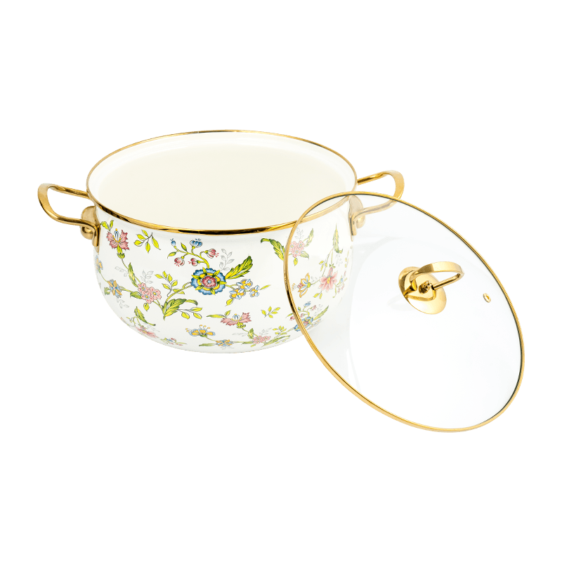 806d-V Aliquam Steel circum ora Stockpot FREBREPOT ENAMEL ollam