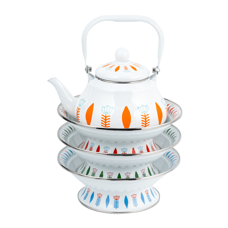 Seres Nuptialis Kessinger enamel teapot set
