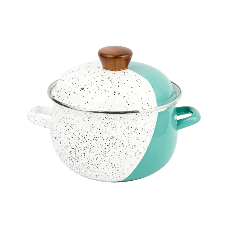 806d-V Aliquam Steel circum ora Stockpot FREBREPOT ENAMEL ollam