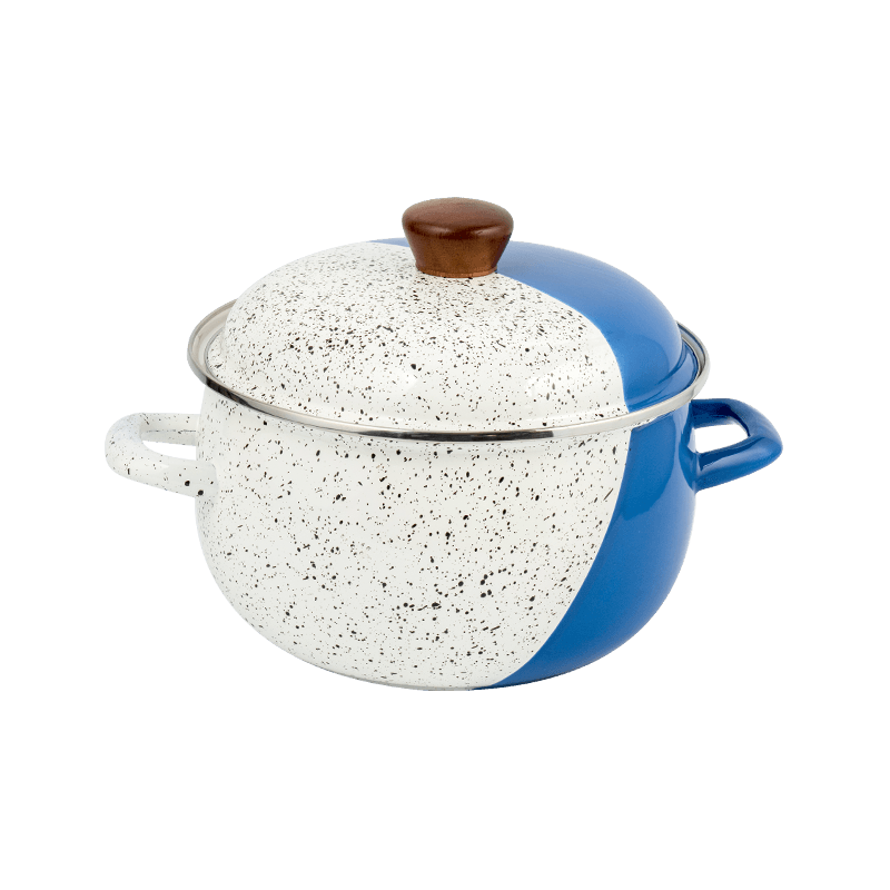 806d-V Aliquam Steel circum ora Stockpot FREBREPOT ENAMEL ollam