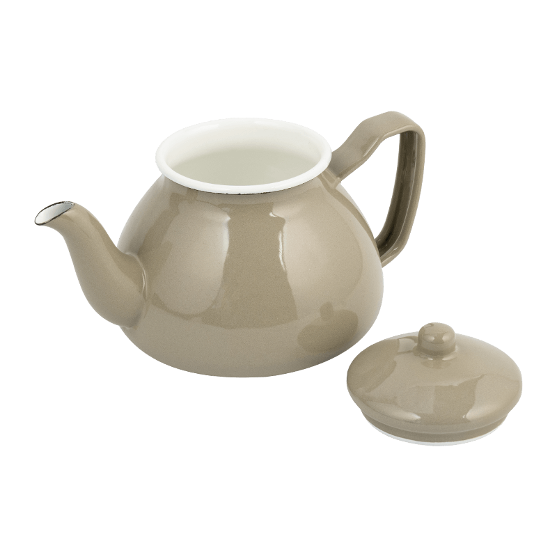 TK105C enamel Censed Rim Parvus Tea Kettle