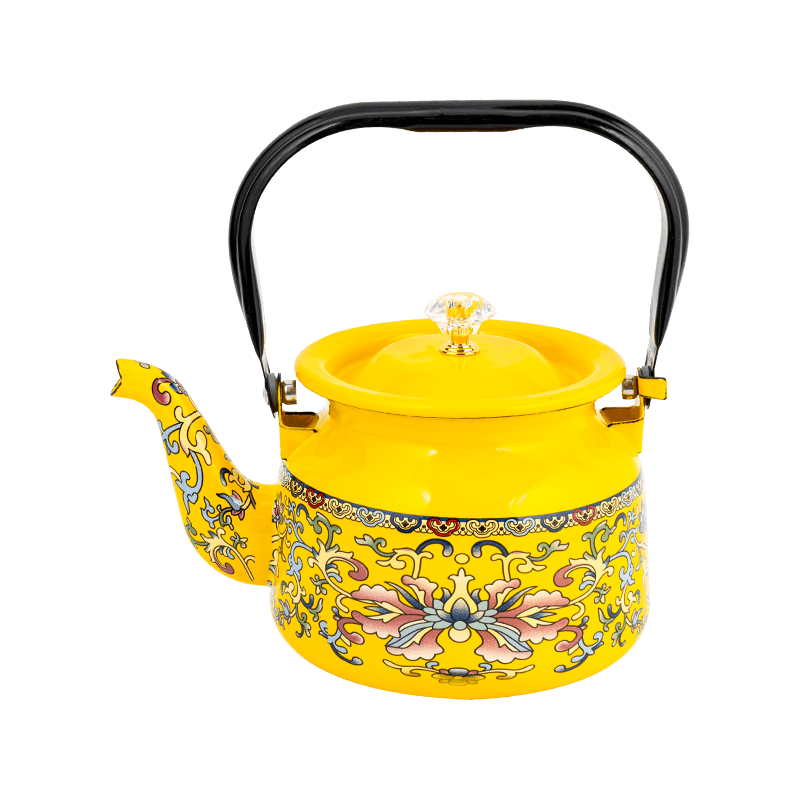 TK112 facilis mundus enamel tea olla