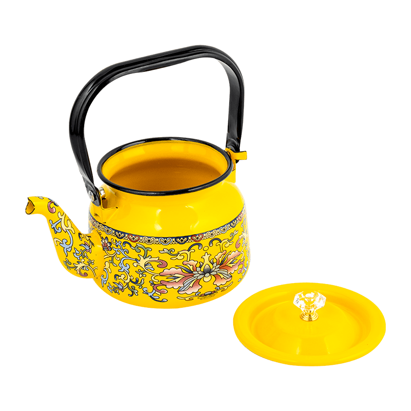 TK112 facilis mundus enamel tea olla