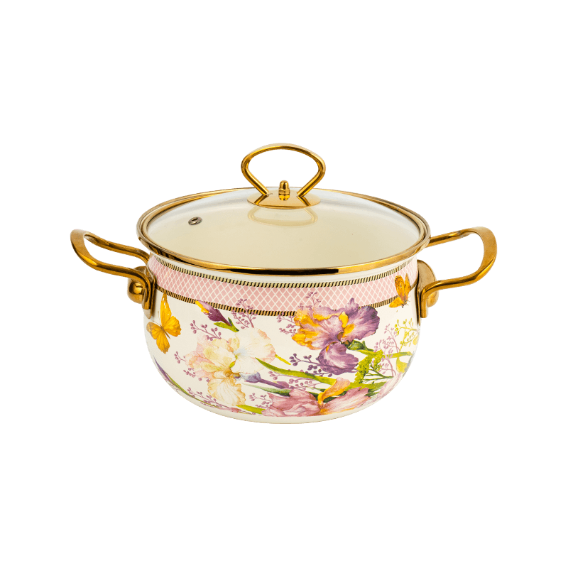 806d-V Aliquam Steel circum ora Stockpot FREBREPOT ENAMEL ollam