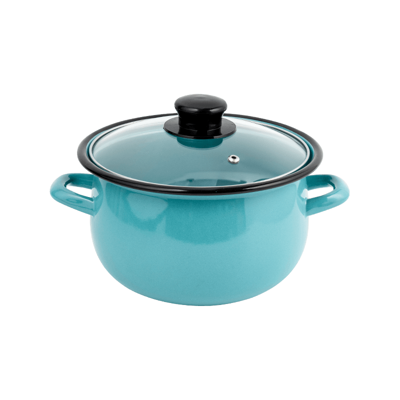 806d-V Aliquam Steel circum ora Stockpot FREBREPOT ENAMEL ollam