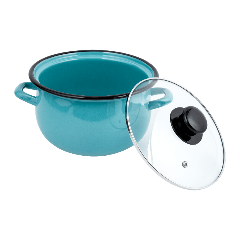 806d-V Aliquam Steel circum ora Stockpot FREBREPOT ENAMEL ollam
