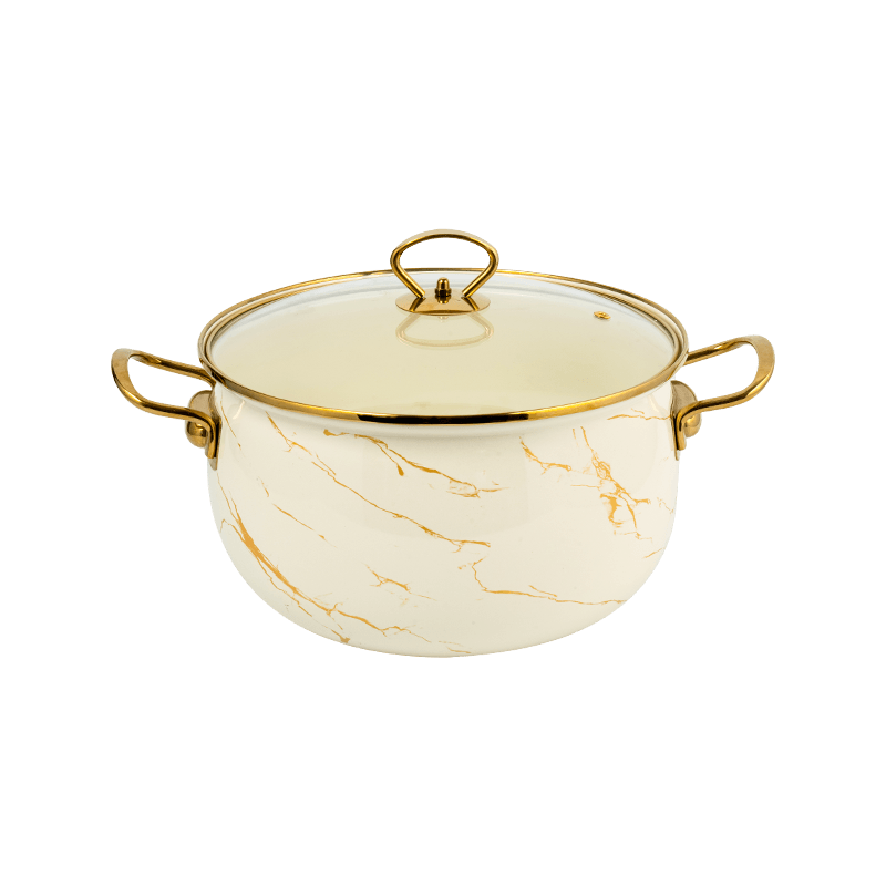 806d-V Aliquam Steel circum ora Stockpot FREBREPOT ENAMEL ollam