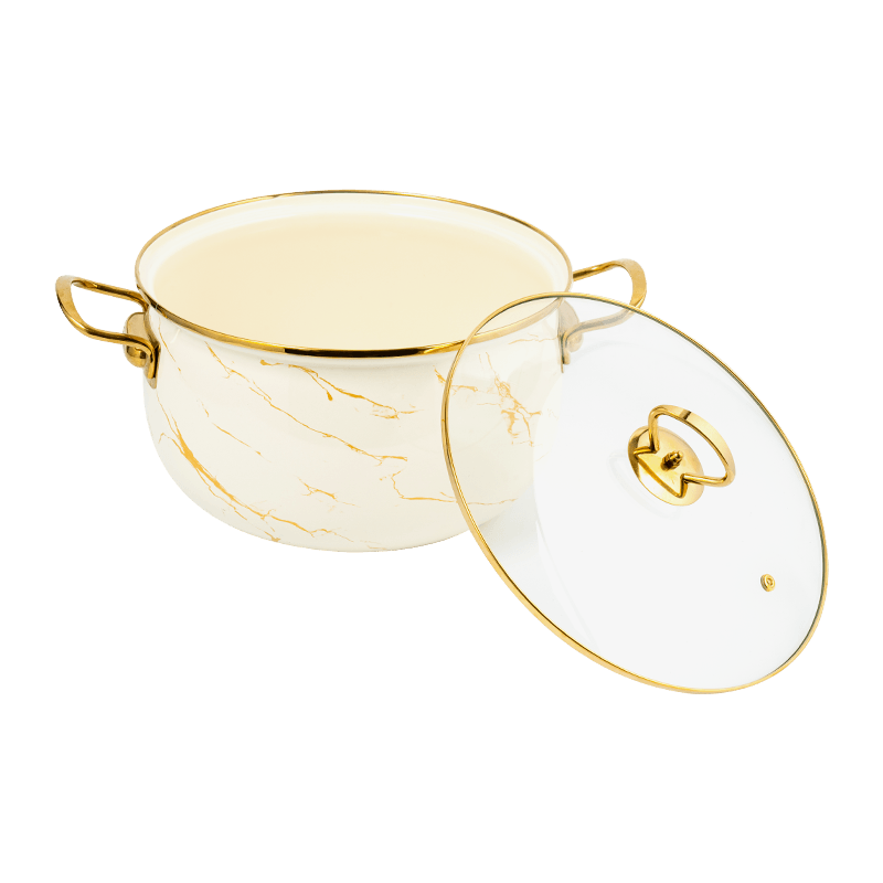 806d-V Aliquam Steel circum ora Stockpot FREBREPOT ENAMEL ollam