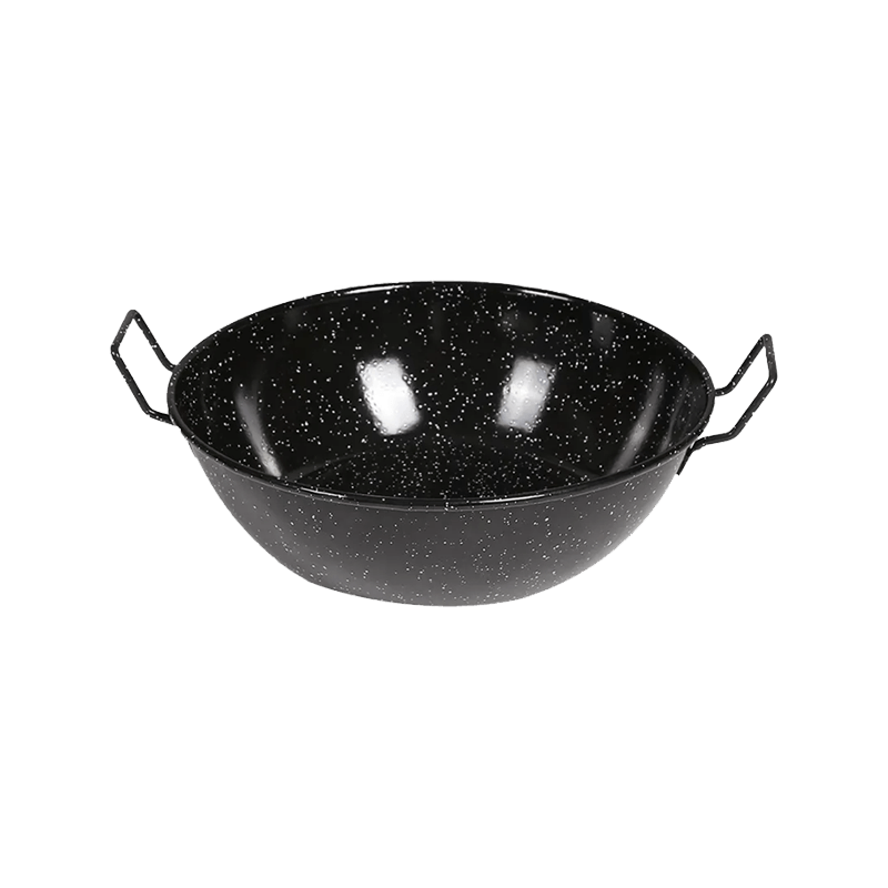 Enamel Forged Wok sartagine